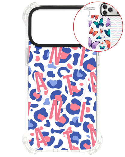 Magsafe Swappable Plate - CUSTOM MONOGRAM 3.0 Leopard 1.0