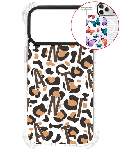 Magsafe Swappable Plate - CUSTOM MONOGRAM 3.0 Leopard 2.0