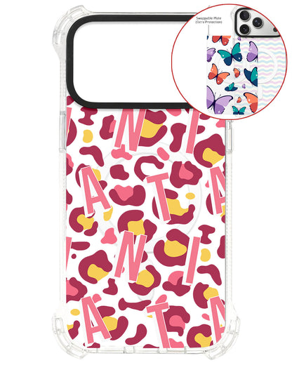 Magsafe Swappable Plate - CUSTOM MONOGRAM 3.0 Leopard 3.0