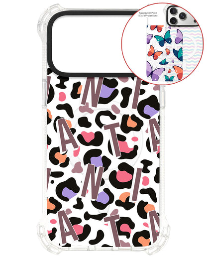 Magsafe Swappable Plate - CUSTOM MONOGRAM 3.0 Leopard 5.0