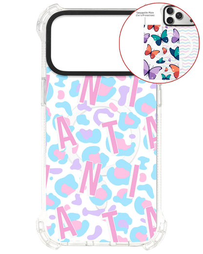 Magsafe Swappable Plate - CUSTOM MONOGRAM 3.0 Leopard 6.0