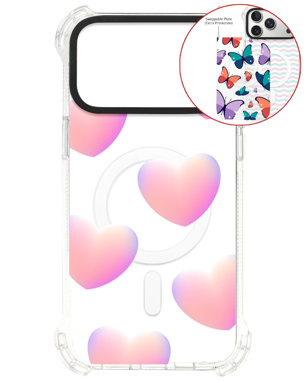 Magsafe Swappable Plate - Love Shapes