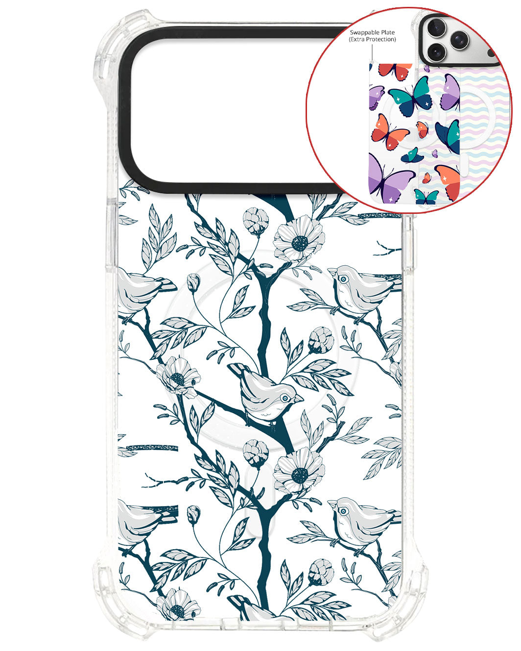 Magsafe Swappable Plate - Lovebird Monochrome 1.0