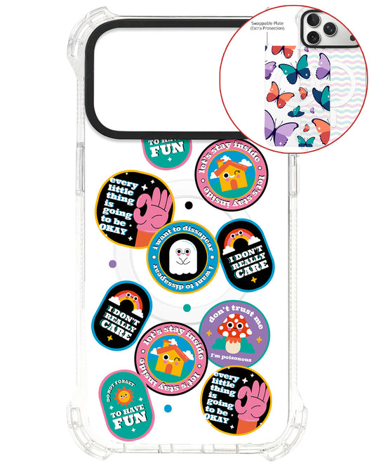 Magsafe Swappable Plate - Monster Sticker Pack