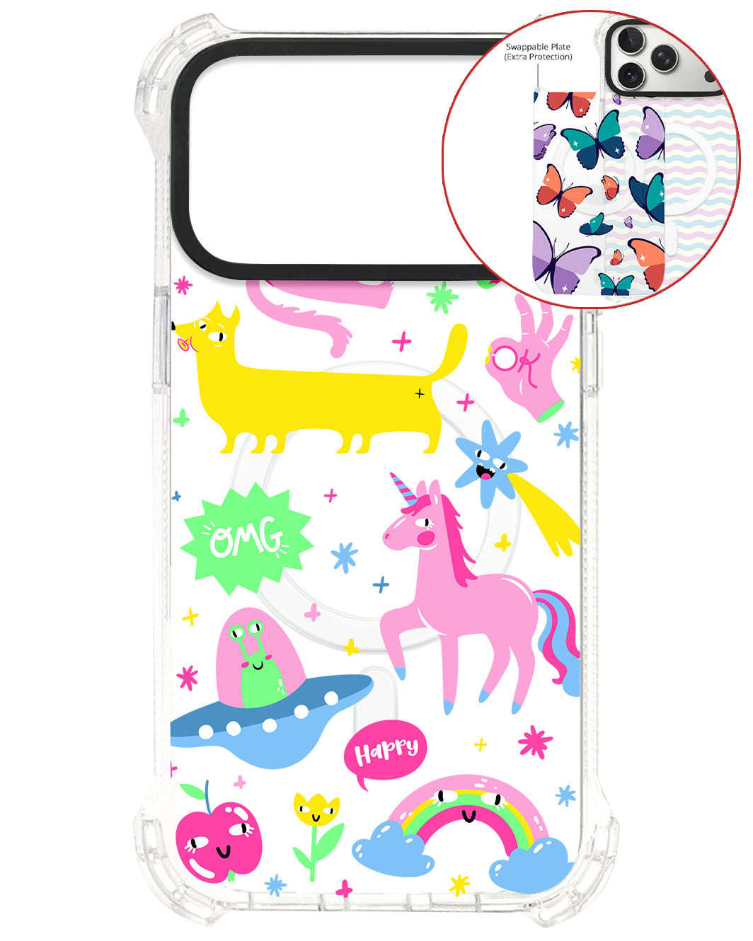 Magsafe Swappable Plate - Monster say Good Mood