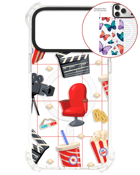 Magsafe Swappable Plate - Movie Night