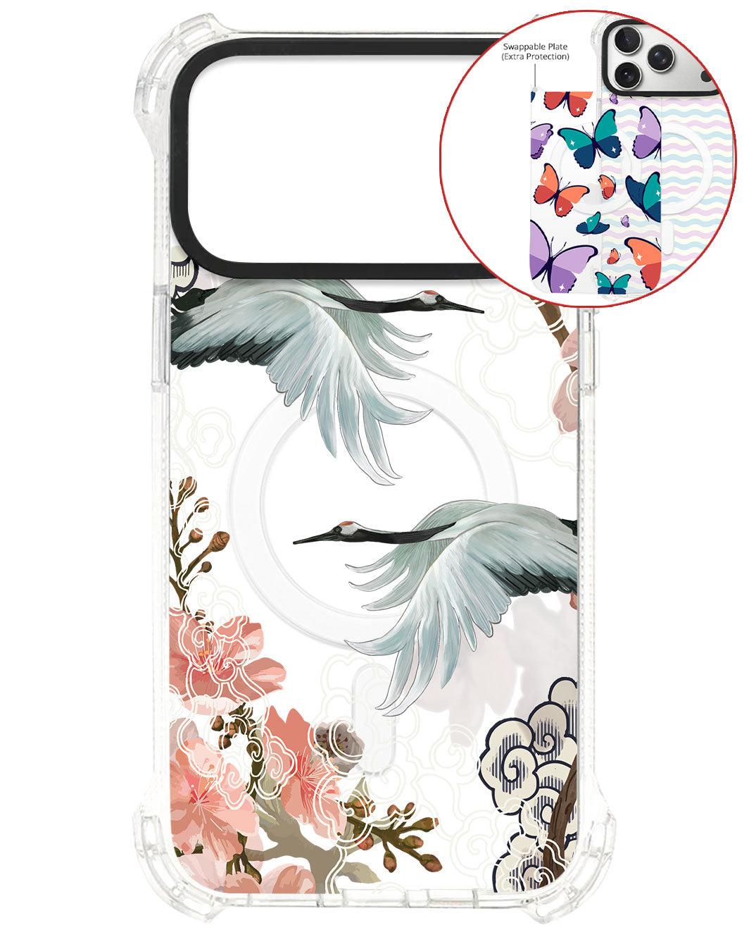 Magsafe Swappable Plate - Oil Painting Birds