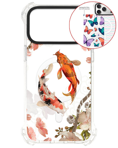 Magsafe Swappable Plate - Oil Painting Koi
