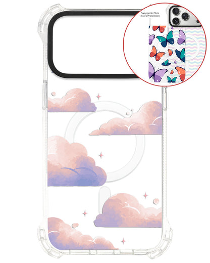 Magsafe Swappable Plate - Pastel Clouds