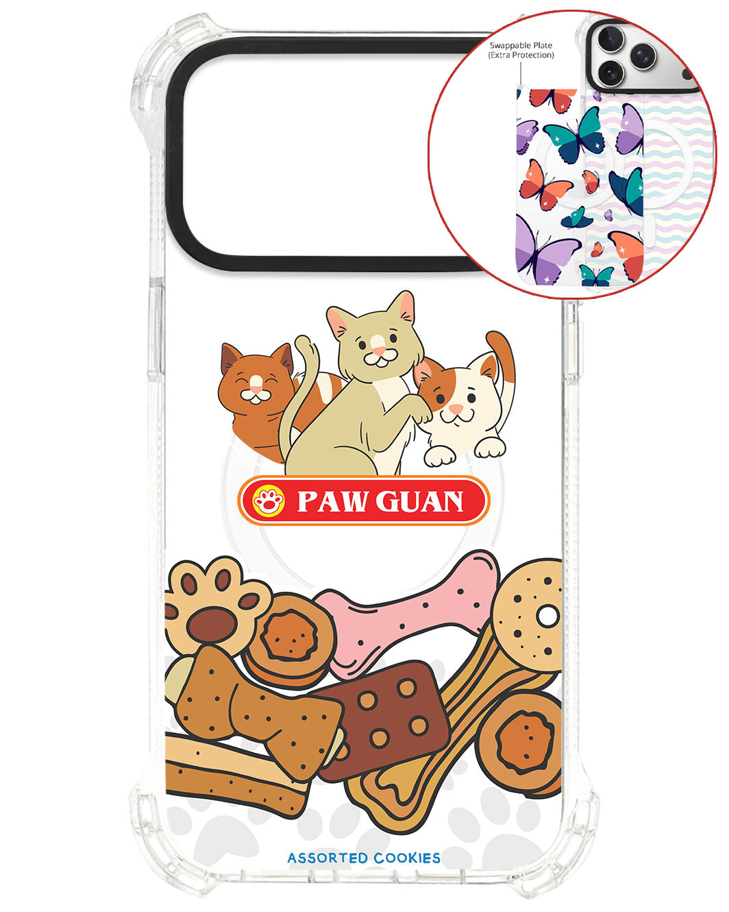 Magsafe Swappable Plate - Pawguan Cat