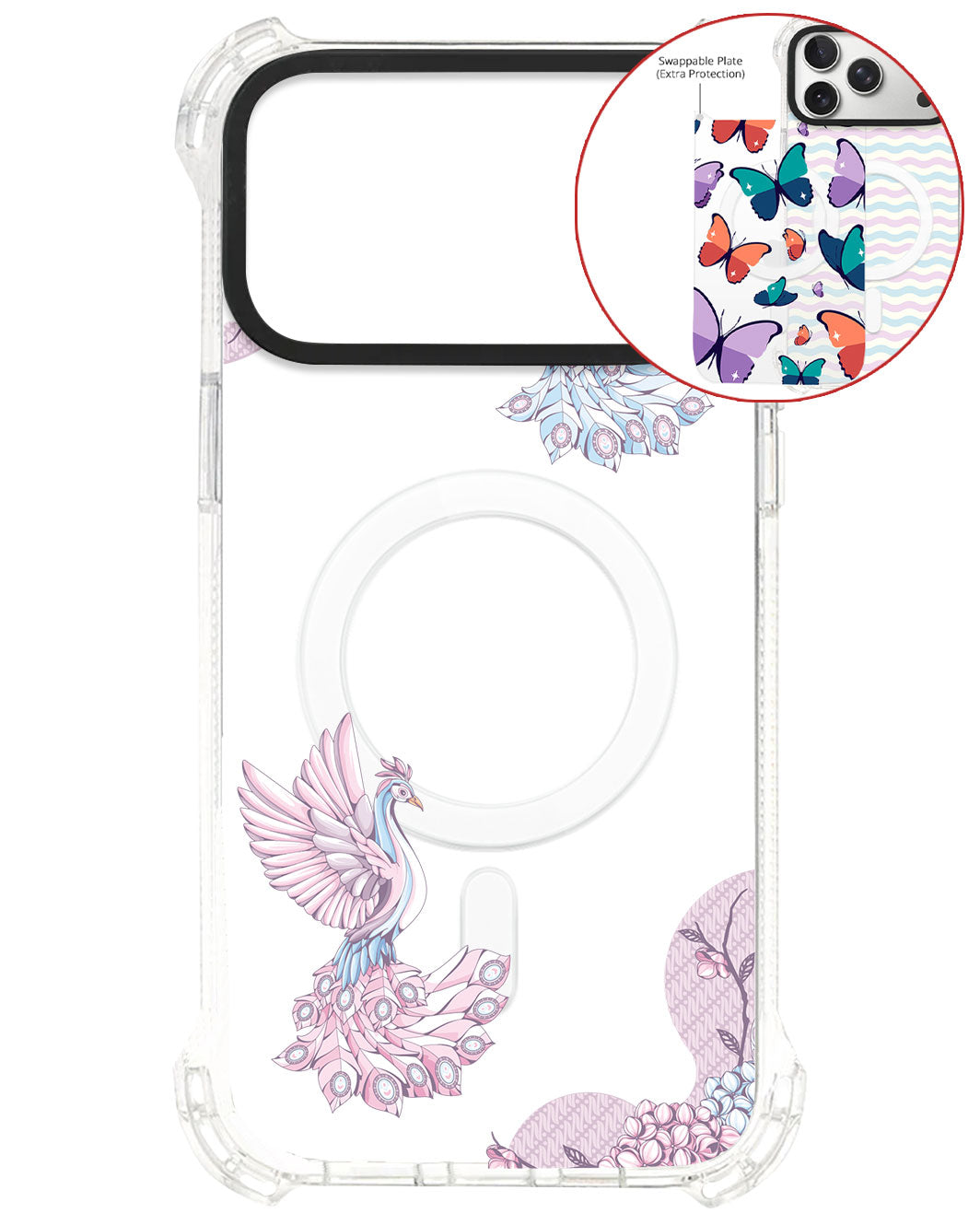 Magsafe Swappable Plate - Peacock 1.0