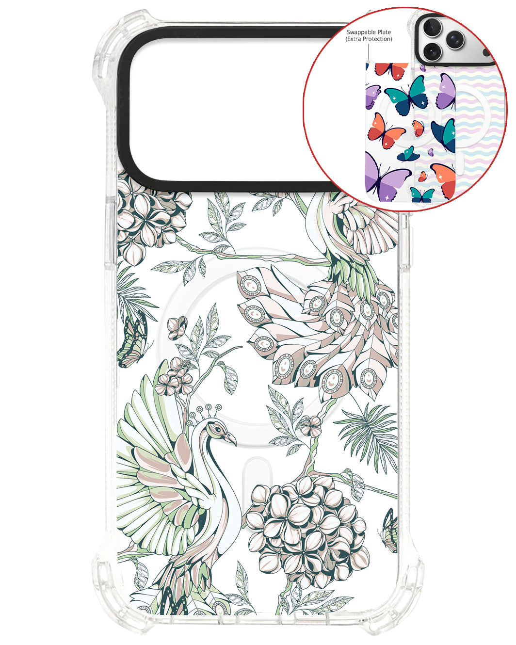 Magsafe Swappable Plate - Peacock 4.0