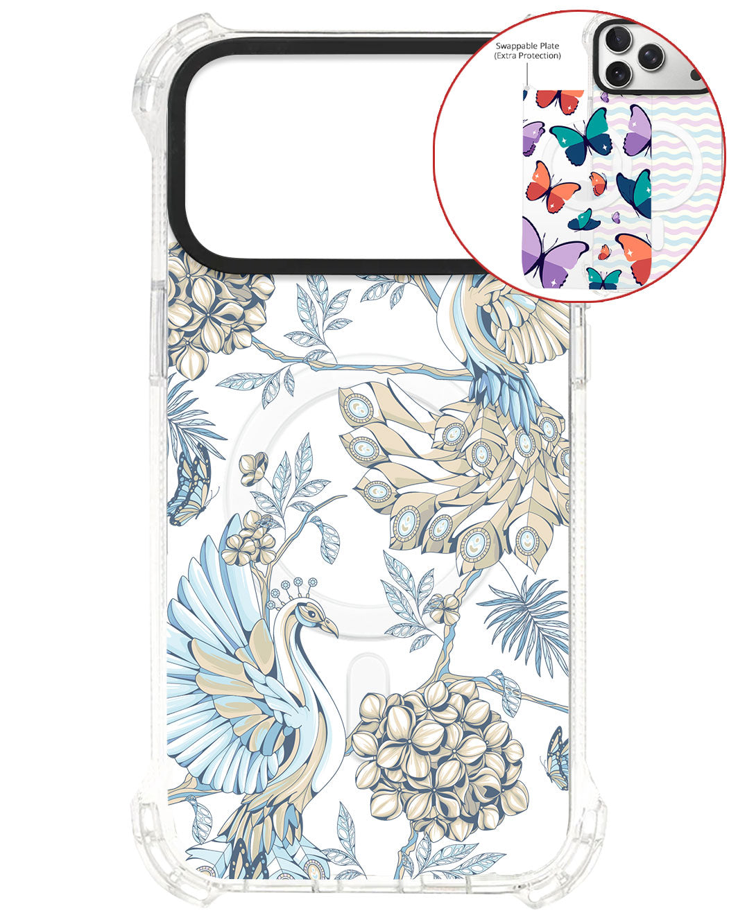 Magsafe Swappable Plate - Peacock 5.0