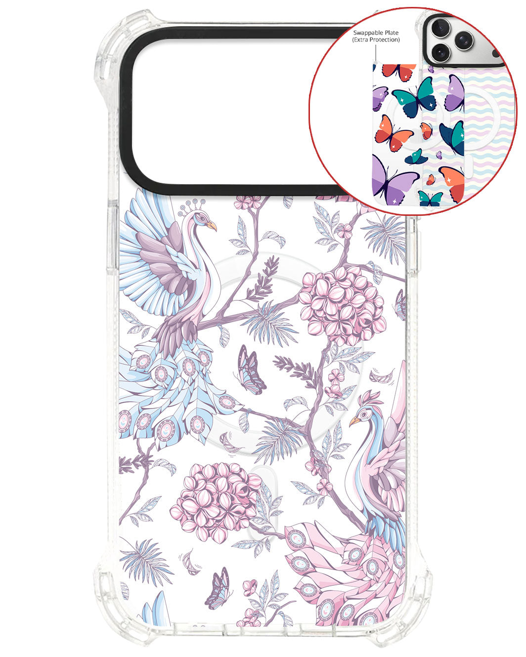 Magsafe Swappable Plate - Peacock 2.0