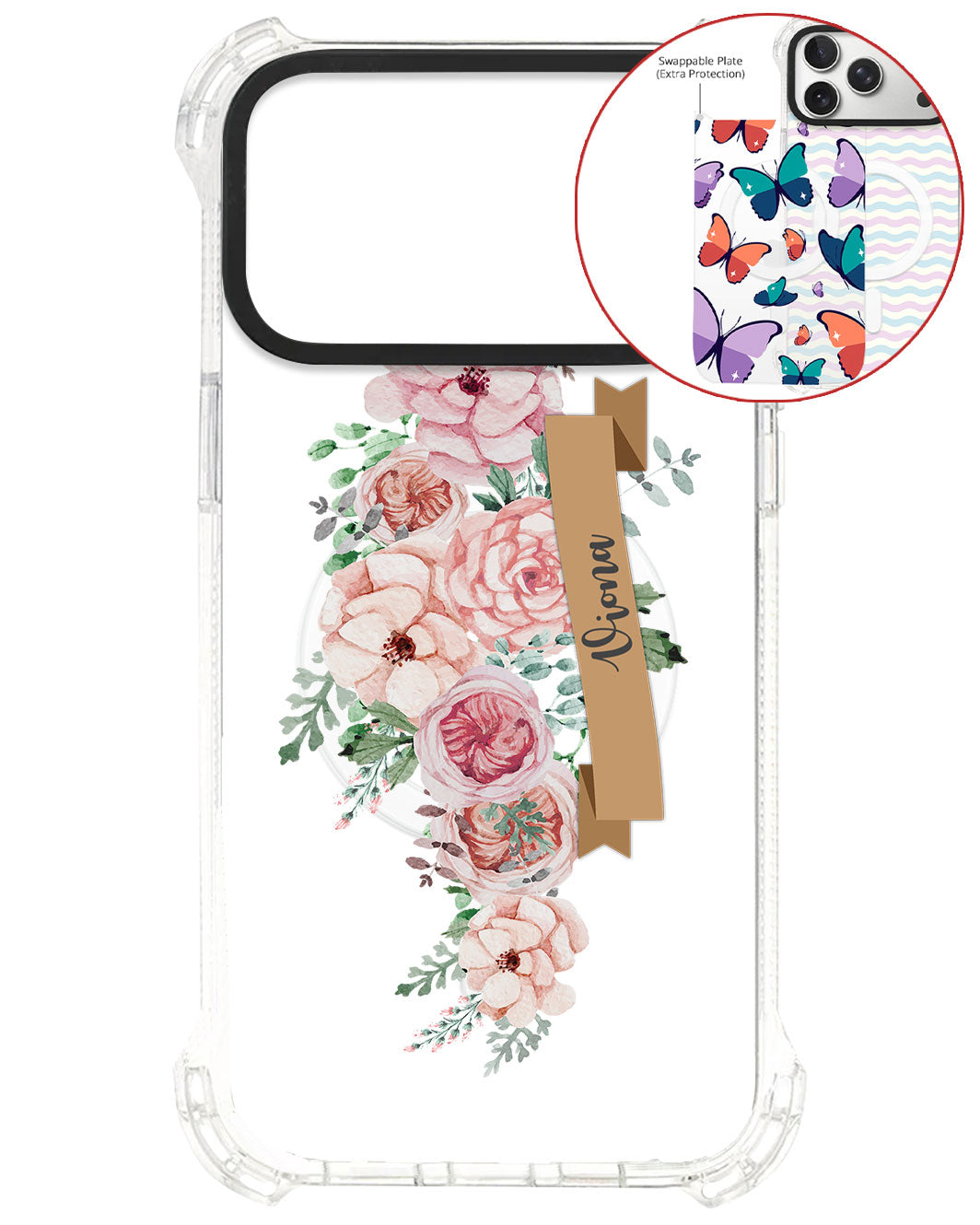 Magsafe Swappable Plate - Peony