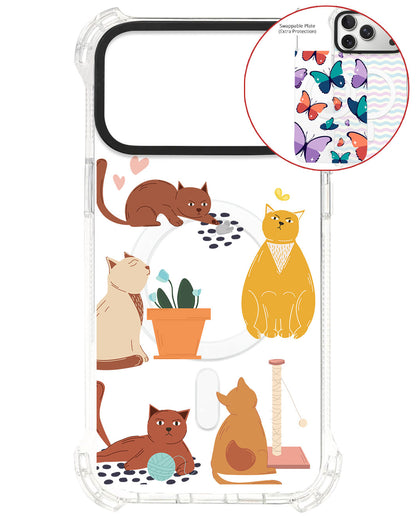 Magsafe Swappable Plate - Playful Cat 1.0