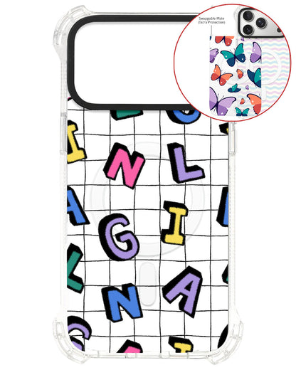 Magsafe Swappable Plate - Playful Monogram 2.0