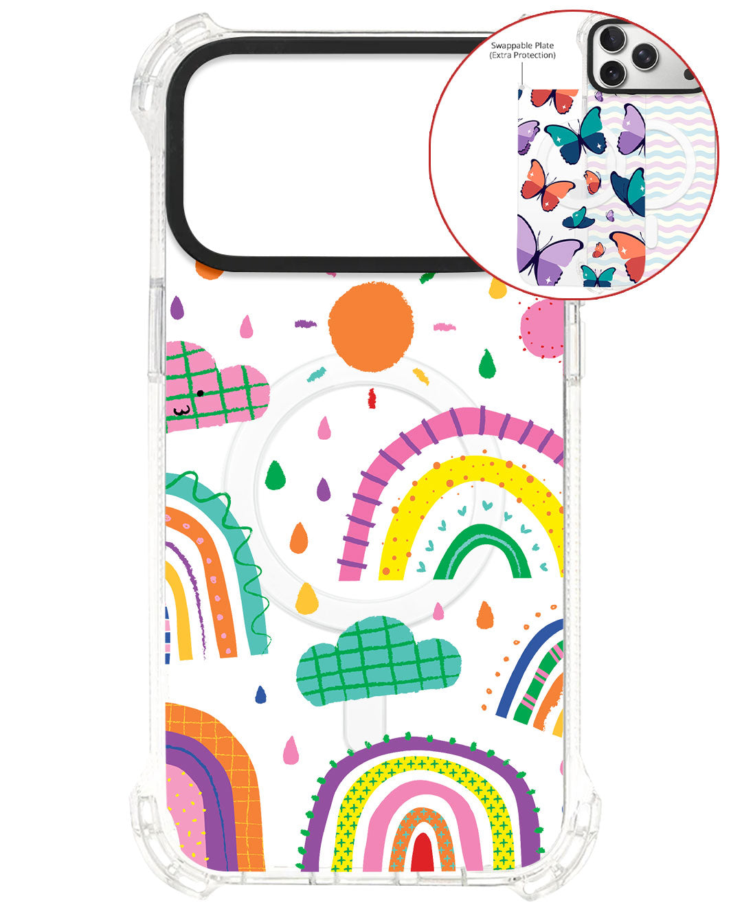 Magsafe Swappable Plate - Rainbow