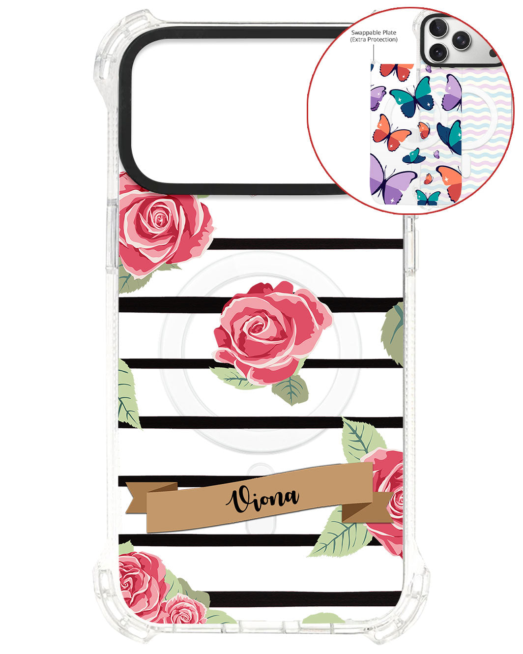 Magsafe Swappable Plate - Rose