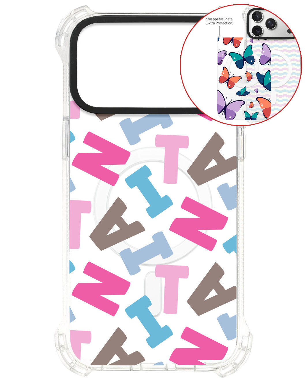 Magsafe Swappable Plate - Scattered Monogram 2.0