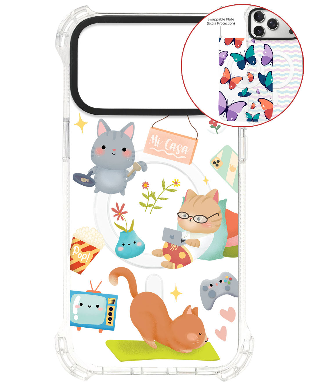 Magsafe Swappable Plate - Stay Home Iphone