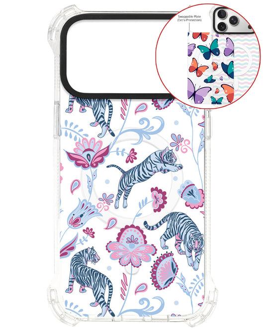 Magsafe Swappable Plate - Tiger & Floral 3.0