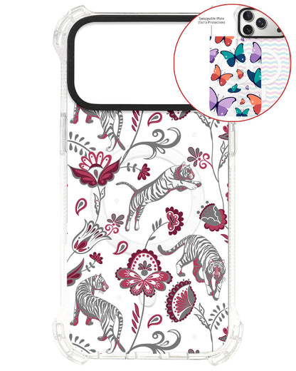 Magsafe Swappable Plate - Tiger & Floral 6.0