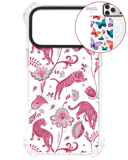 Magsafe Swappable Plate - Tiger & Floral 7.0