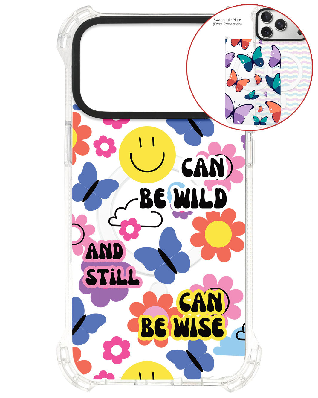 Magsafe Swappable Plate - You Can Be Wild & Wise