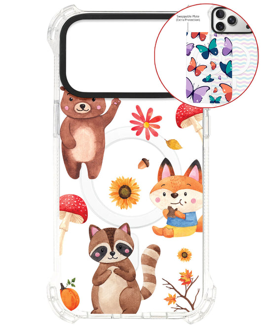 Magsafe Swappable Plate - Autumn Animals