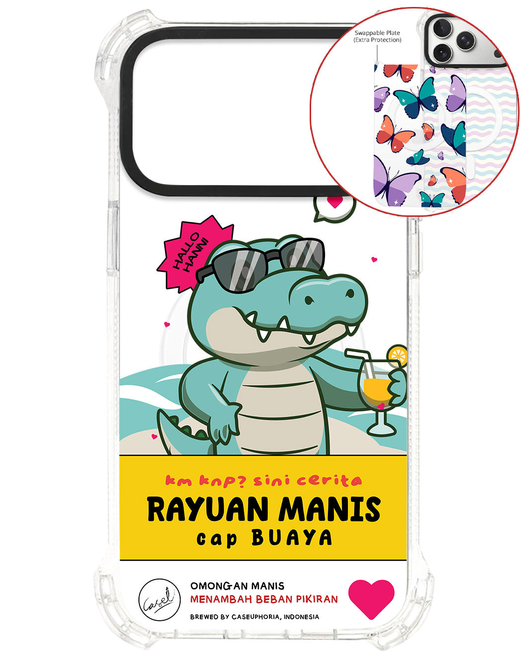 Magsafe Swappable Plate - Cap Buaya