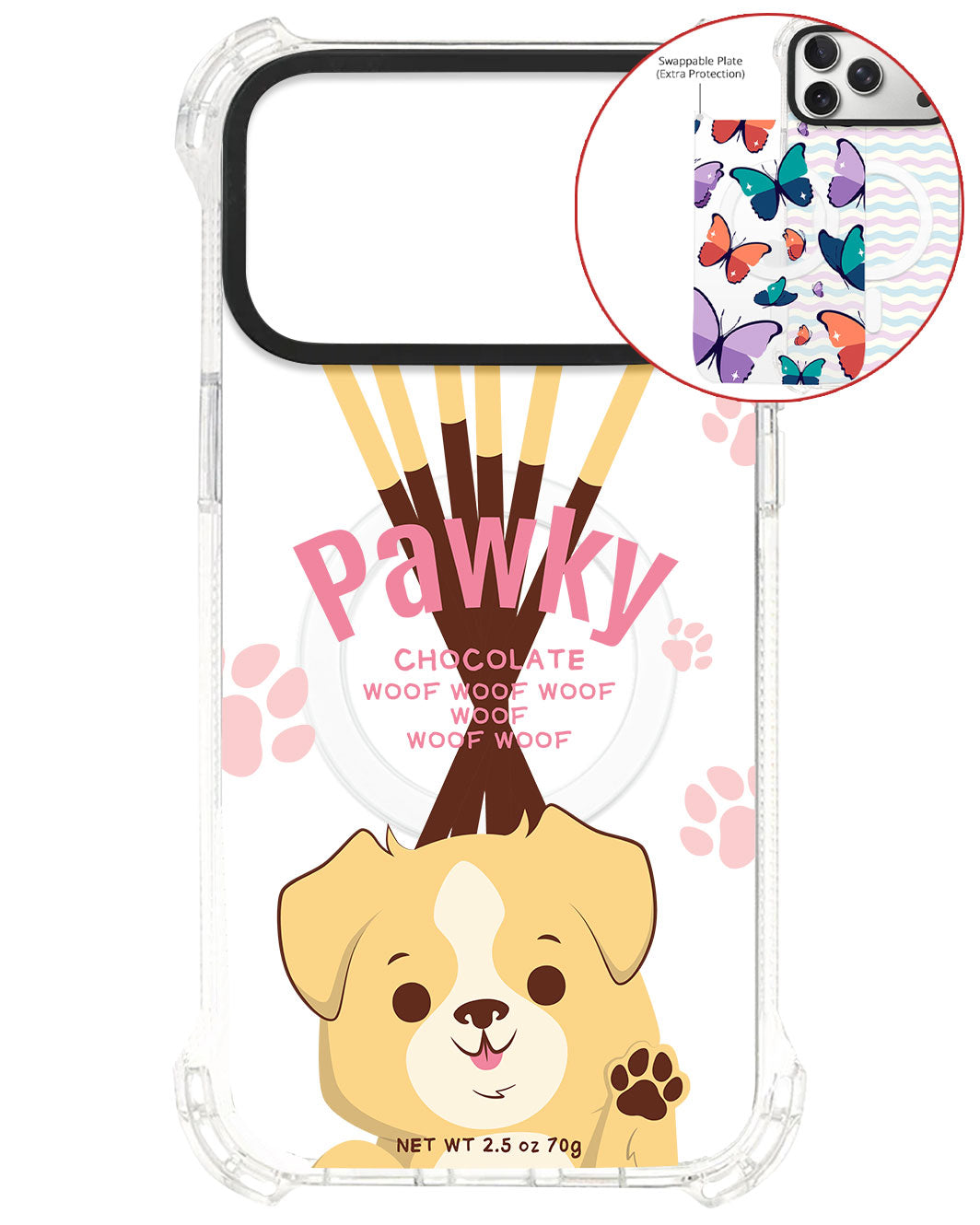 Magsafe Swappable Plate - Pawky Dog