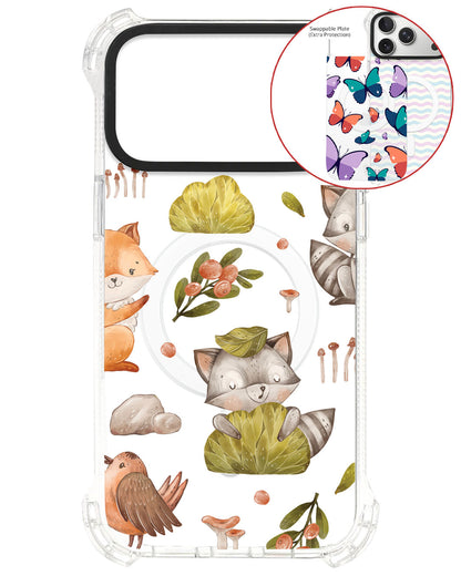 Magsafe Swappable Plate - Racoon and Friends