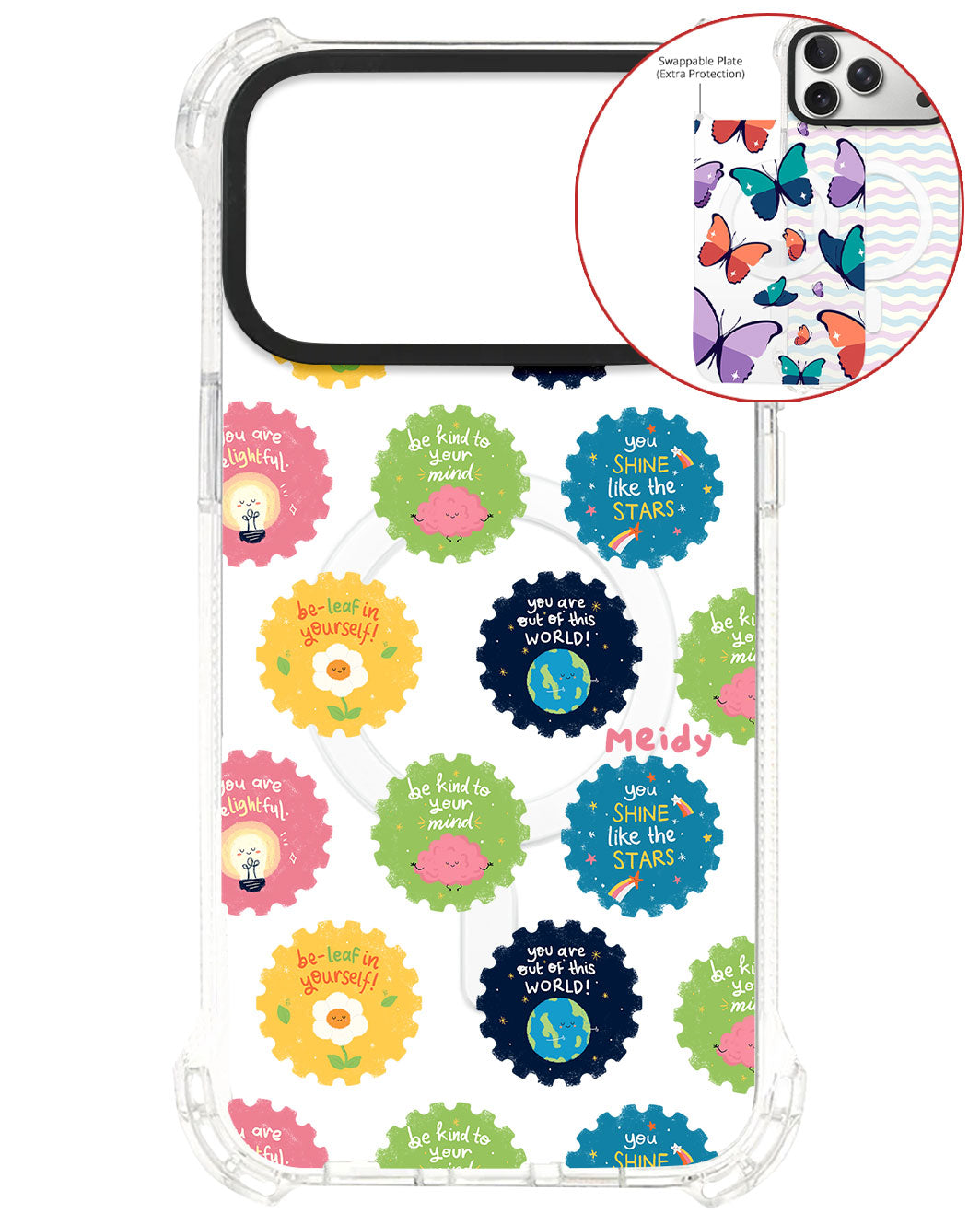 Magsafe Swappable Plate - Self Reminder Stamps