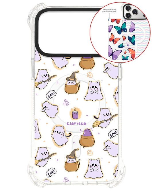 Magsafe Swappable Plate - Spooky Cat