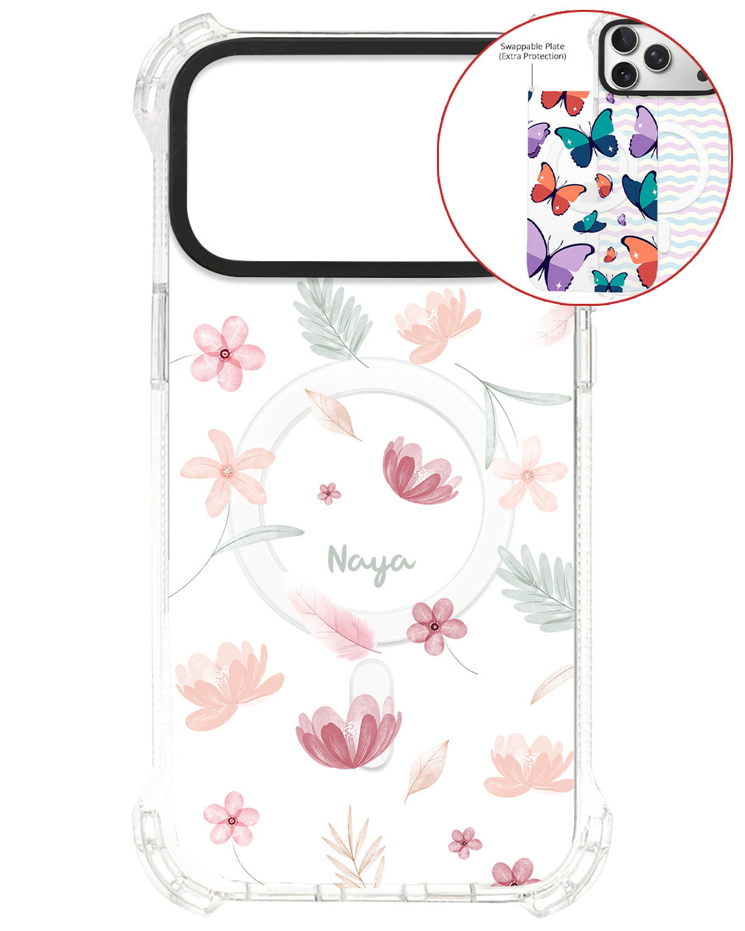 Magsafe Swappable Plate - Wild Flower