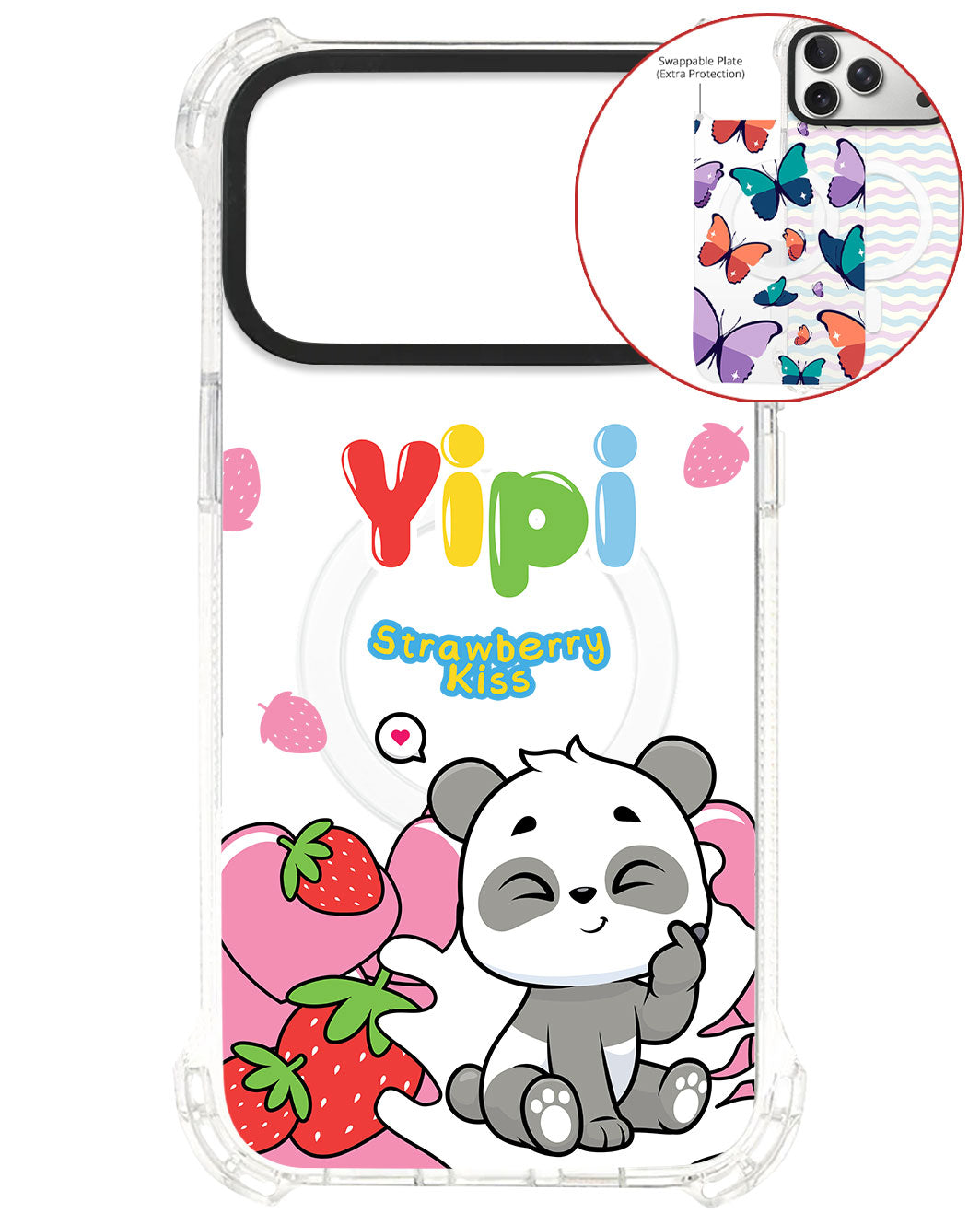 Magsafe Swappable Plate - Yipi strawberry kiss