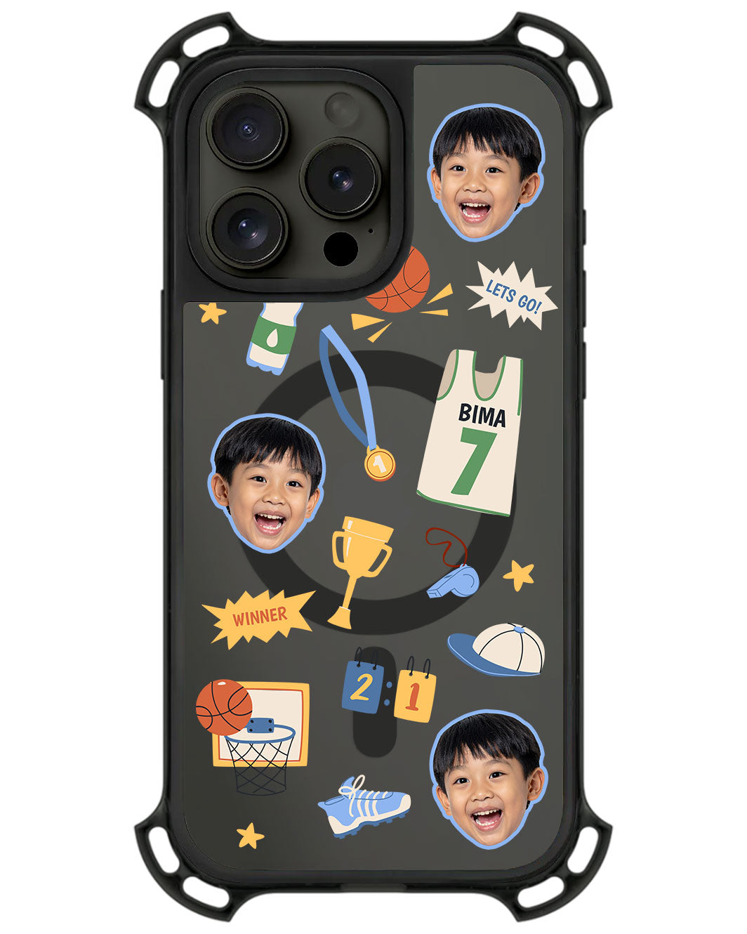 iPhone Ultimate Model-Z - Face Grid Basketball