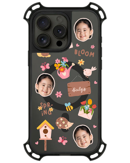 iPhone Ultimate Model-Z - Face Grid Spring Bloom
