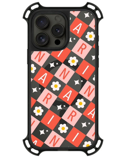 iPhone Ultimate Model-Z - CUSTOM MONOGRAM 3.0 Flower Grid 2.0