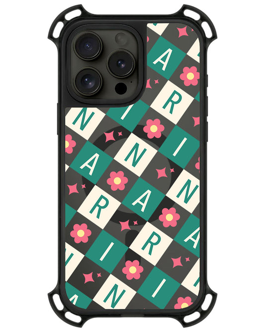 iPhone Ultimate Model-Z - CUSTOM MONOGRAM 3.0 Flower Grid 4.0