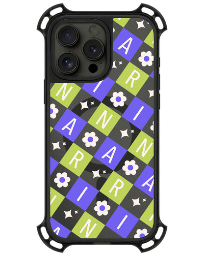 iPhone Ultimate Model-Z - CUSTOM MONOGRAM 3.0 Flower Grid 5.0