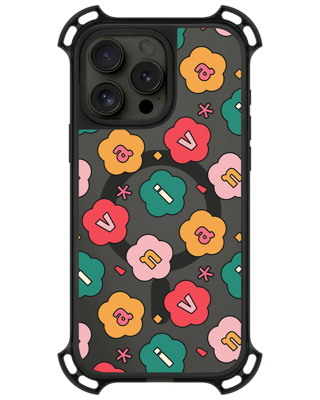 iPhone Ultimate Model-Z - CUSTOM MONOGRAM 3.0 Flower Petals 3.0