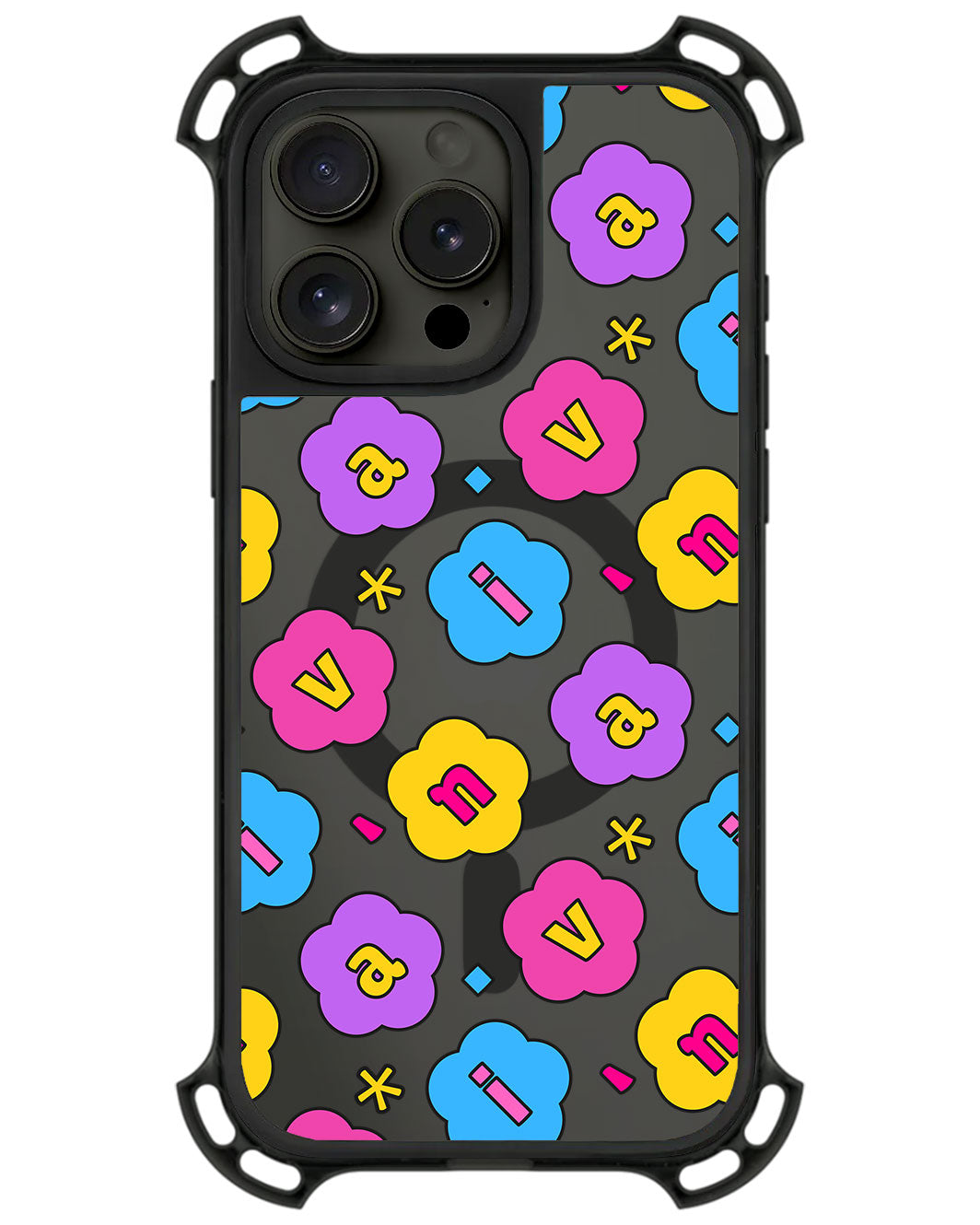 iPhone Ultimate Model-Z - CUSTOM MONOGRAM 3.0 Flower Petals 4.0