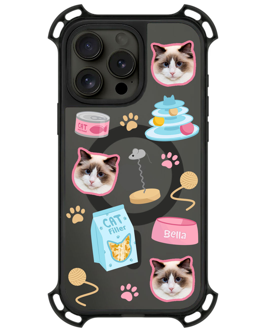 iPhone Ultimate Model-Z - Pet Grid Kitty Playtime