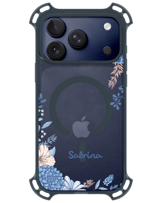 iPhone Ultimate Model-Z - Blue Florals