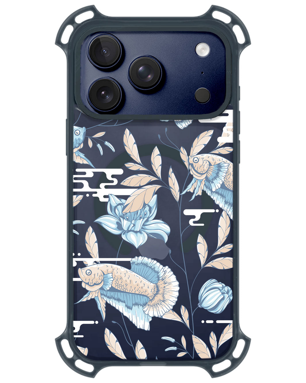 iPhone Rearguard UltimateZ - Fish & Floral 4.0