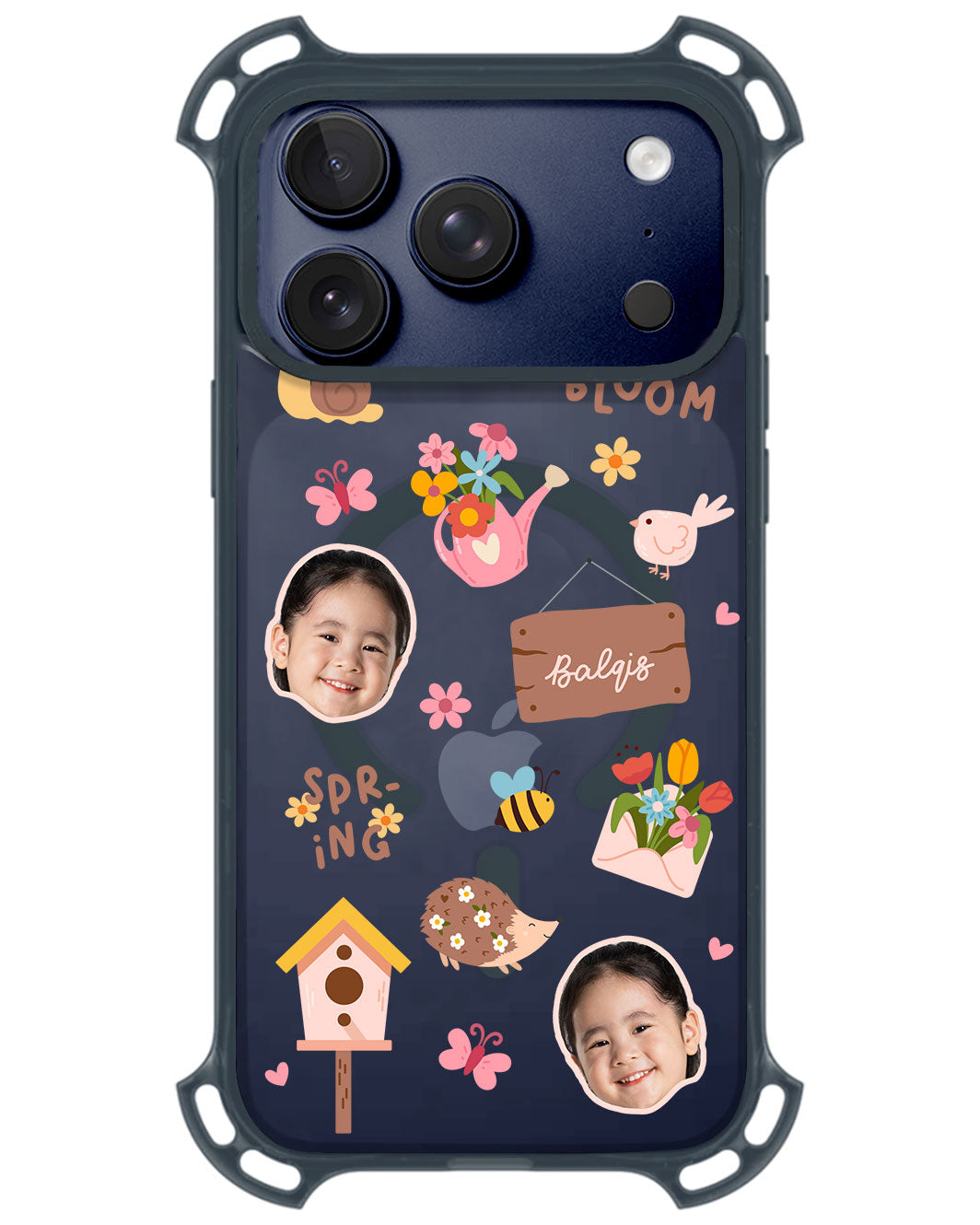 iPhone Ultimate Model-Z - Face Grid Spring Bloom