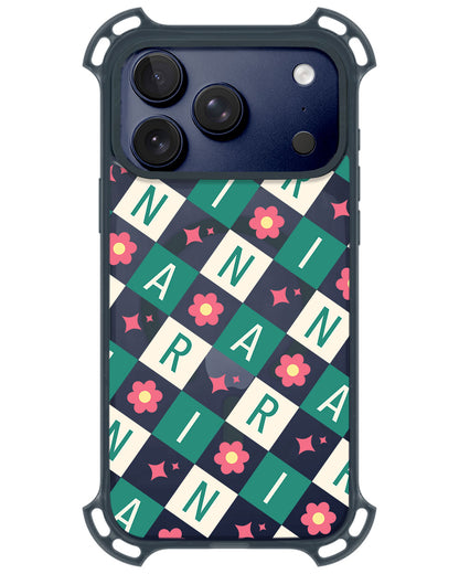 iPhone Ultimate Model-Z - CUSTOM MONOGRAM 3.0 Flower Grid 4.0