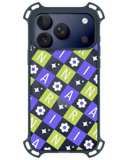 iPhone Ultimate Model-Z - CUSTOM MONOGRAM 3.0 Flower Grid 5.0